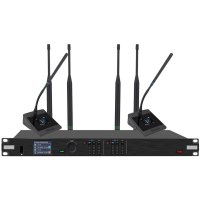 EES-W211L双通道无线声干涉会议话筒